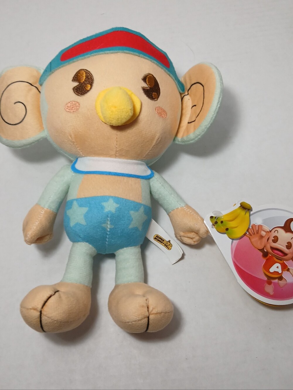 Super Monkey Ball Game Baby Stuffed Animal Plush Toy 9” New